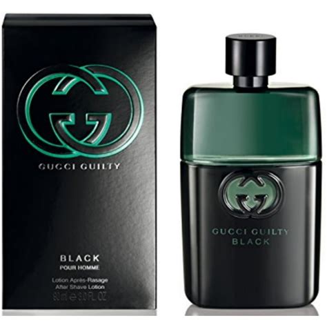 men gucci guilty type black|Gucci black guilty after shave.